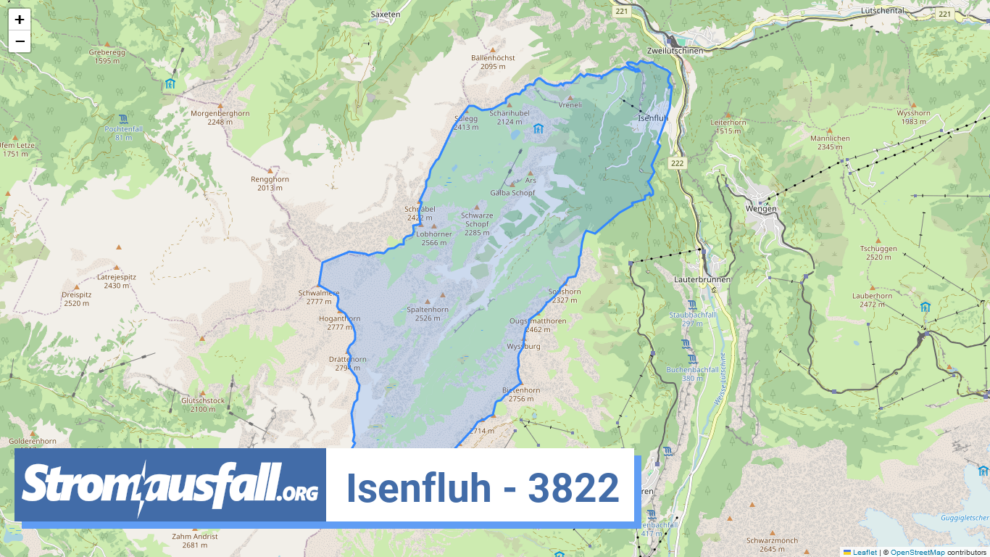 stromausfall ch ortschaft isenfluh 3822