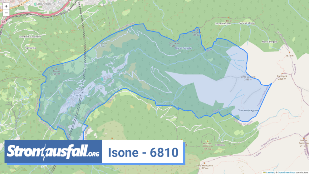 stromausfall ch ortschaft isone 6810