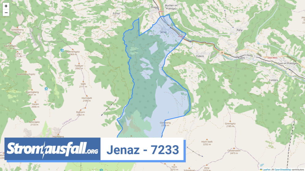 stromausfall ch ortschaft jenaz 7233