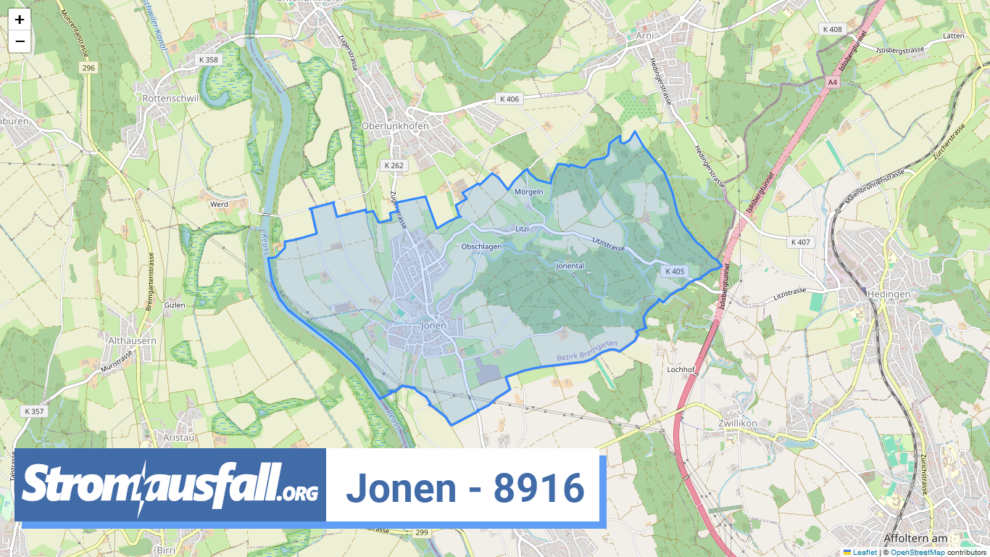 stromausfall ch ortschaft jonen 8916