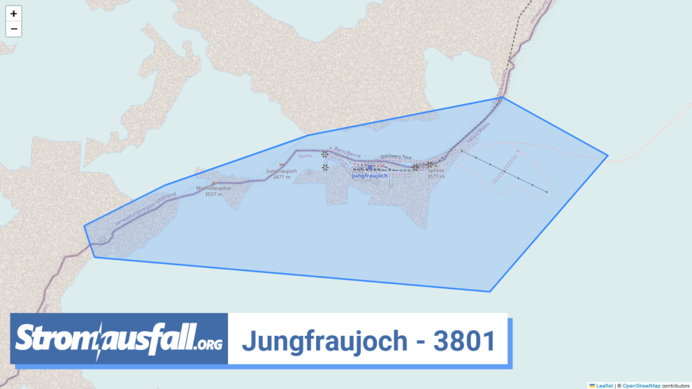 stromausfall ch ortschaft jungfraujoch 3801