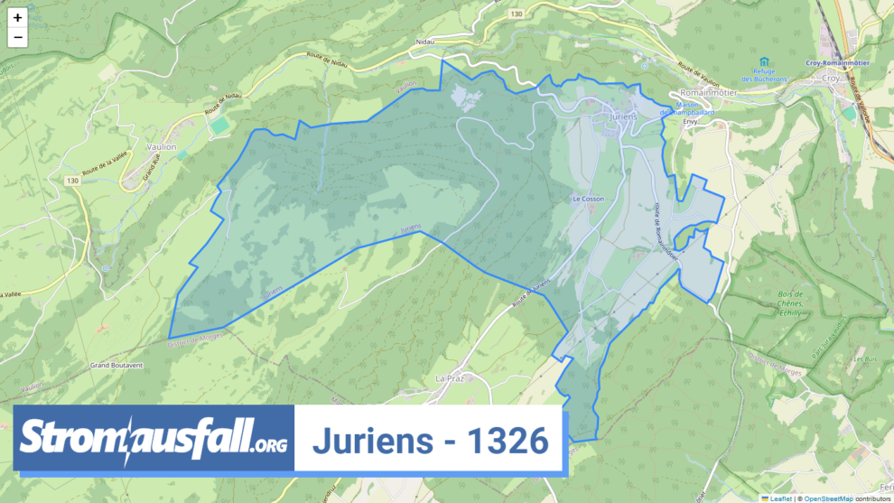 stromausfall ch ortschaft juriens 1326