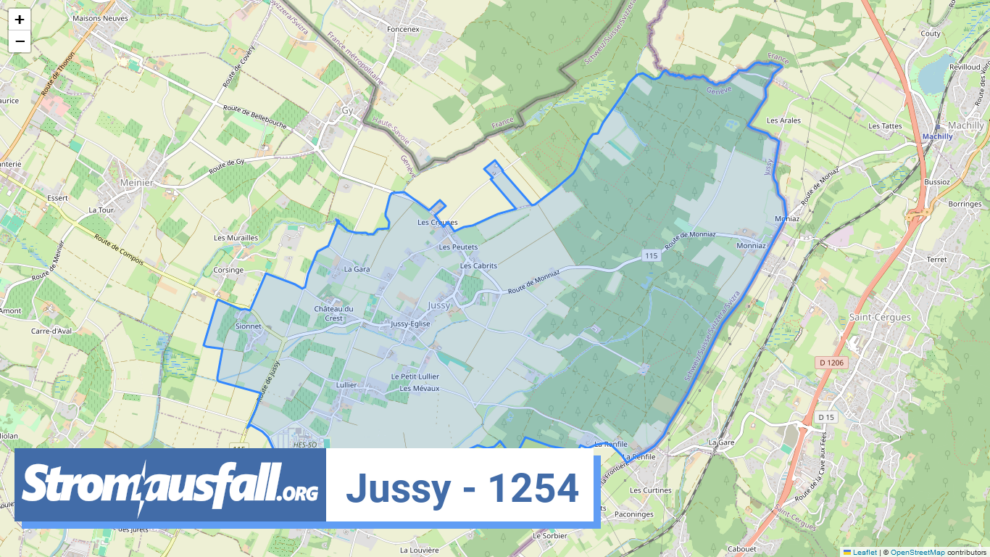 stromausfall ch ortschaft jussy 1254