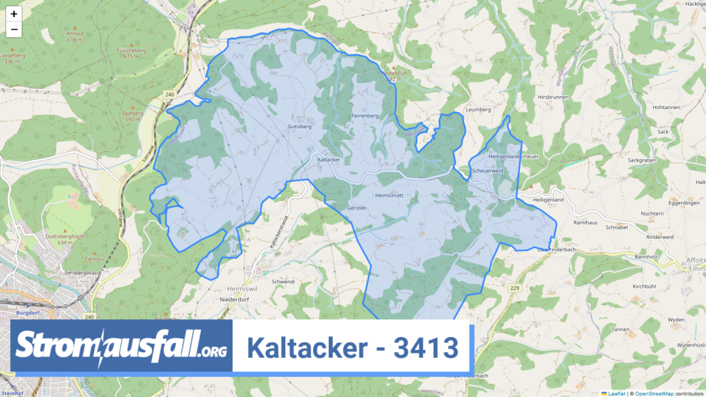 stromausfall ch ortschaft kaltacker 3413