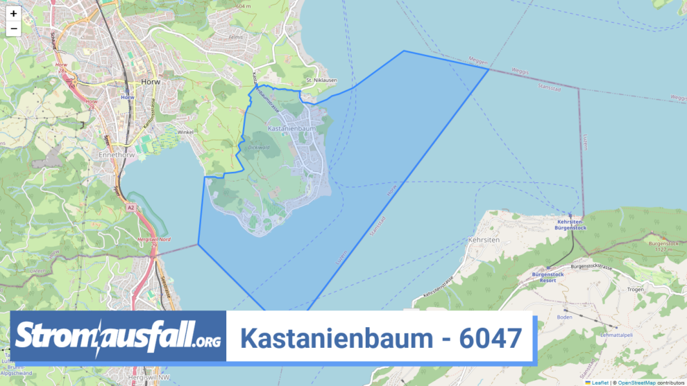 stromausfall ch ortschaft kastanienbaum 6047