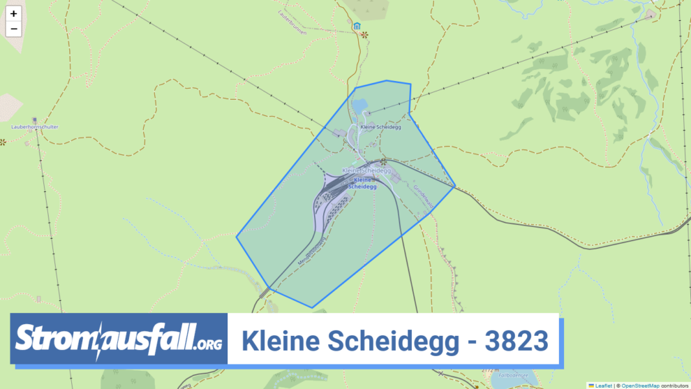 stromausfall ch ortschaft kleine scheidegg 3823