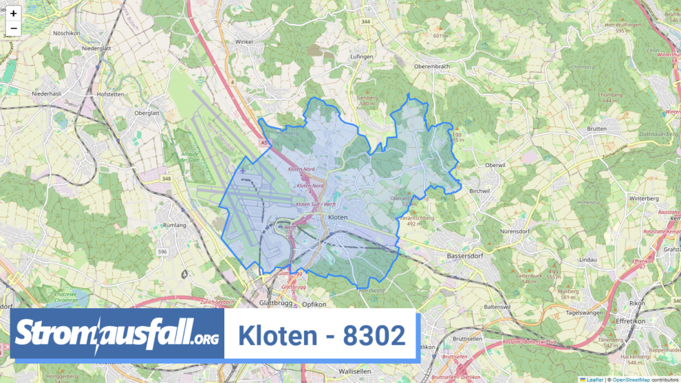 stromausfall ch ortschaft kloten 8302