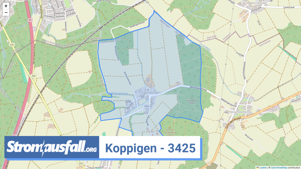 stromausfall ch ortschaft koppigen 3425