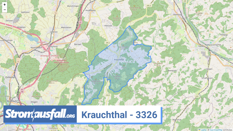 stromausfall ch ortschaft krauchthal 3326