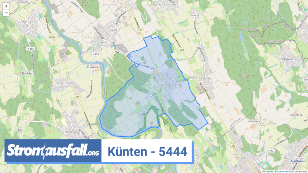 stromausfall ch ortschaft kuenten 5444