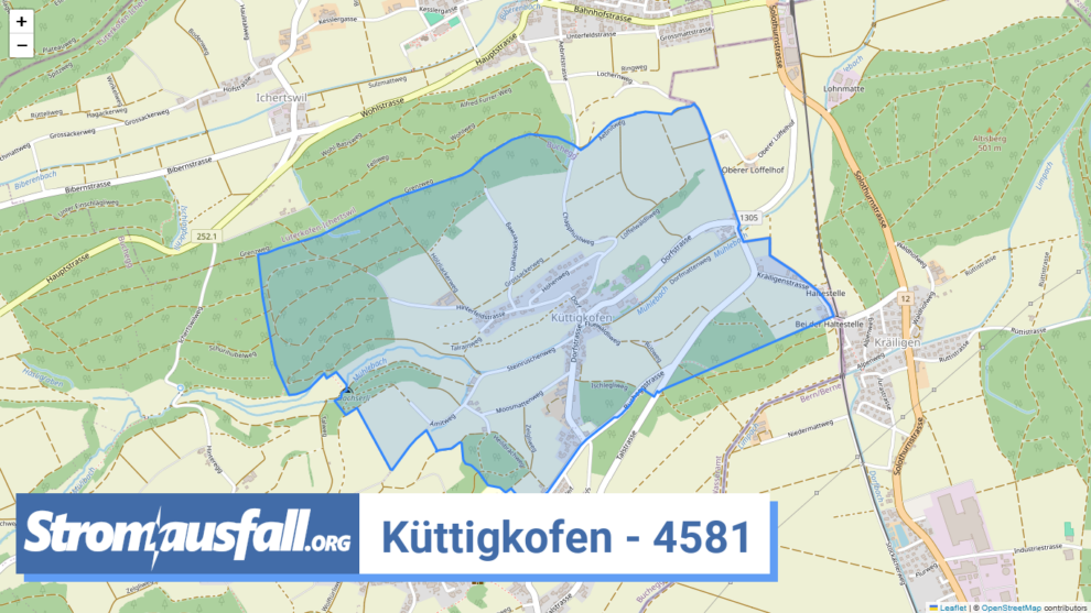 stromausfall ch ortschaft kuettigkofen 4581