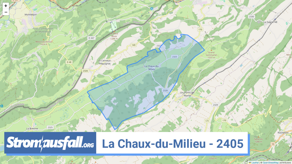 stromausfall ch ortschaft la chaux du milieu 2405