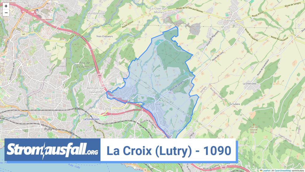 stromausfall ch ortschaft la croix lutry 1090