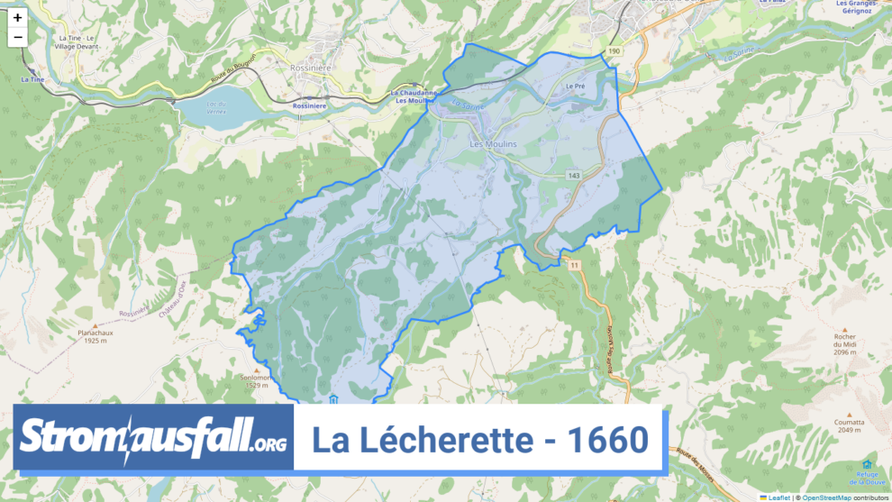 stromausfall ch ortschaft la lecherette 1660