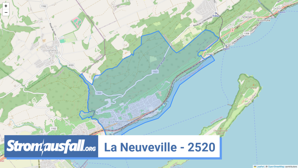 stromausfall ch ortschaft la neuveville 2520