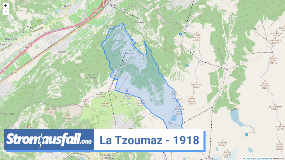 stromausfall ch ortschaft la tzoumaz 1918