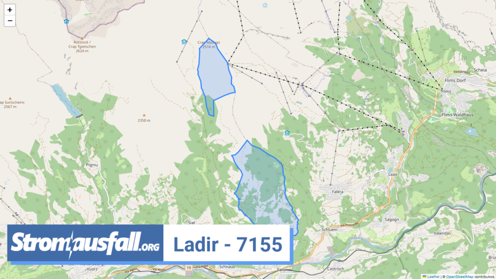 stromausfall ch ortschaft ladir 7155