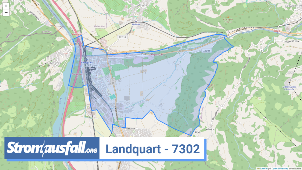 stromausfall ch ortschaft landquart 7302