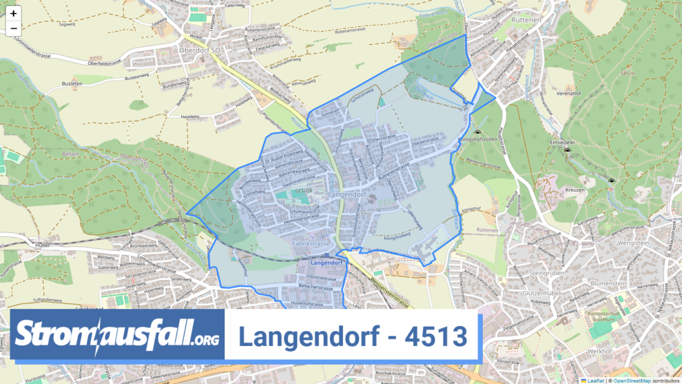 stromausfall ch ortschaft langendorf 4513