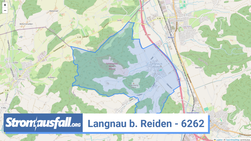 stromausfall ch ortschaft langnau b. reiden 6262