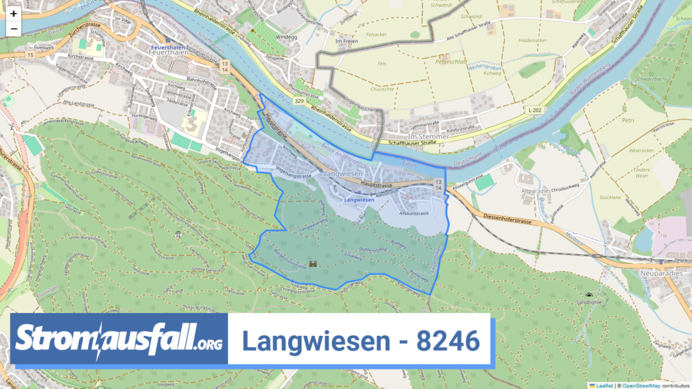 stromausfall ch ortschaft langwiesen 8246