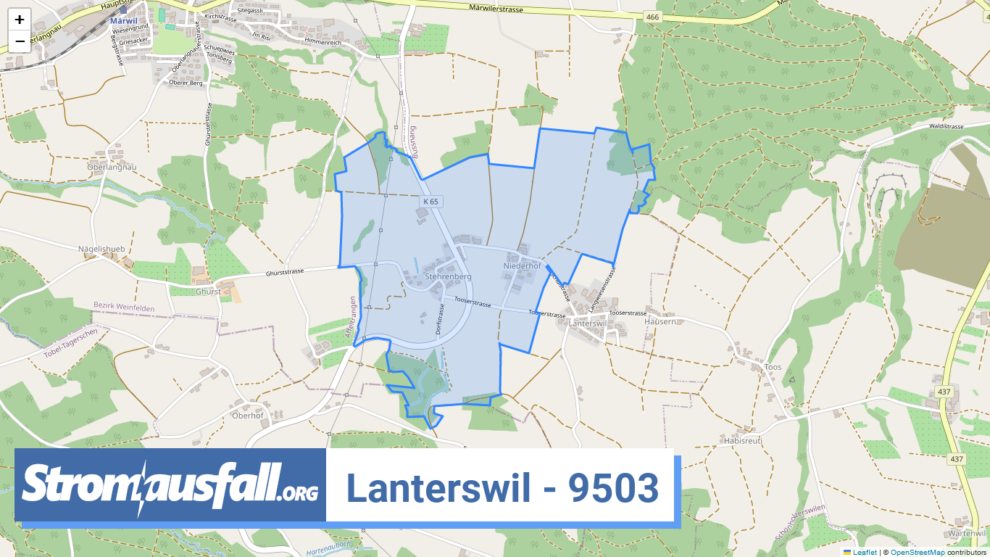 stromausfall ch ortschaft lanterswil 9503