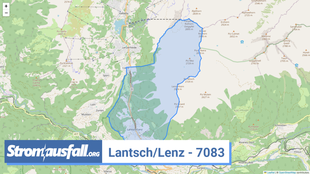 stromausfall ch ortschaft lantsch lenz 7083