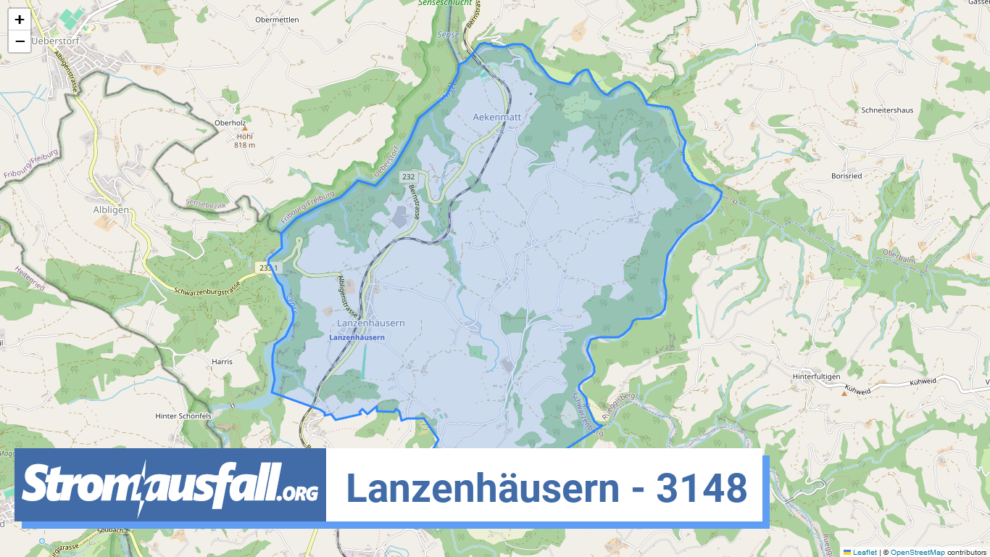 stromausfall ch ortschaft lanzenhaeusern 3148