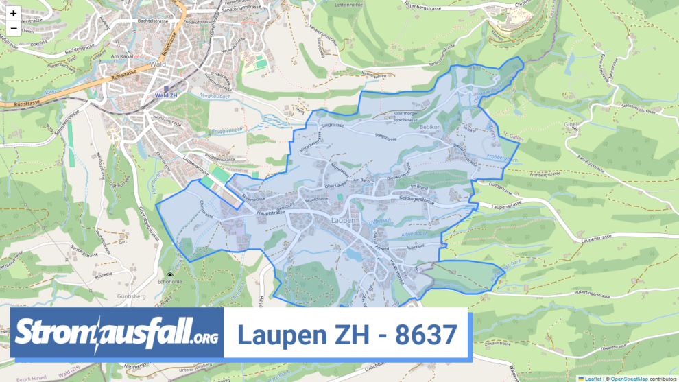 stromausfall ch ortschaft laupen zh 8637