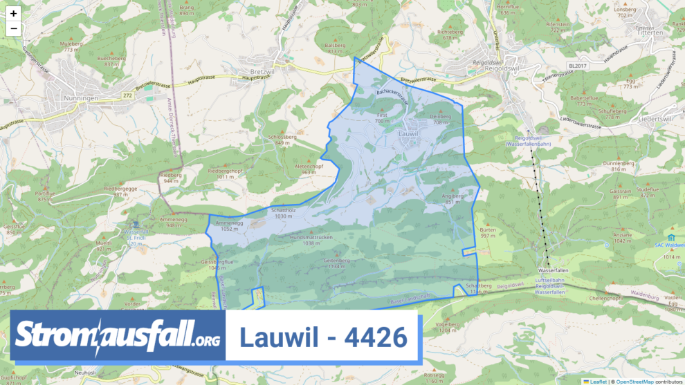 stromausfall ch ortschaft lauwil 4426