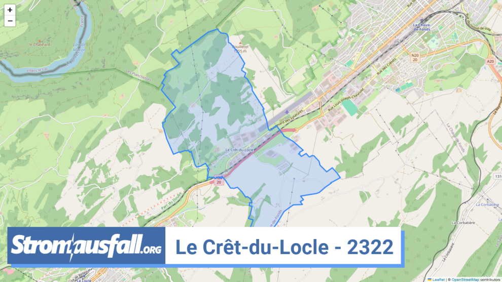 stromausfall ch ortschaft le cret du locle 2322