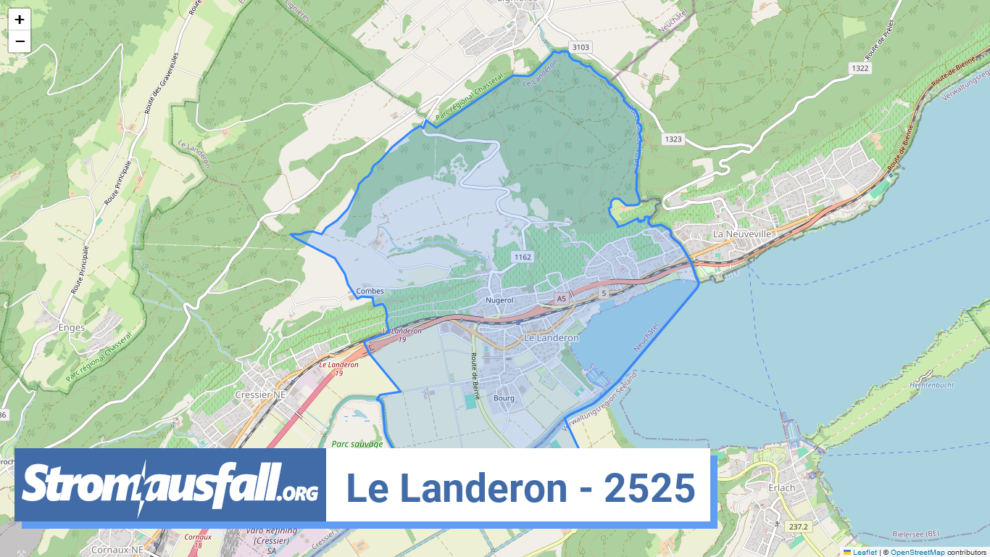 stromausfall ch ortschaft le landeron 2525