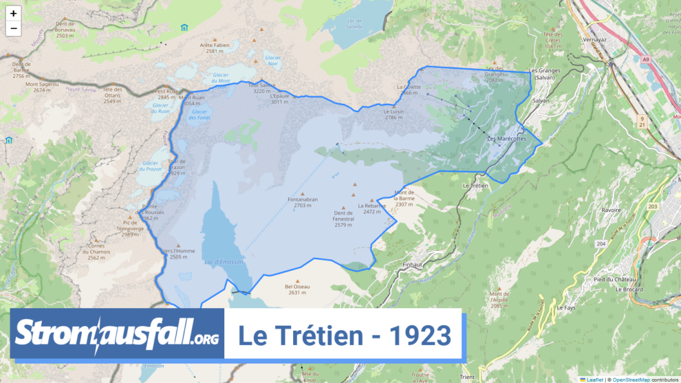 stromausfall ch ortschaft le tretien 1923