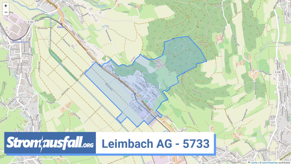 stromausfall ch ortschaft leimbach ag 5733