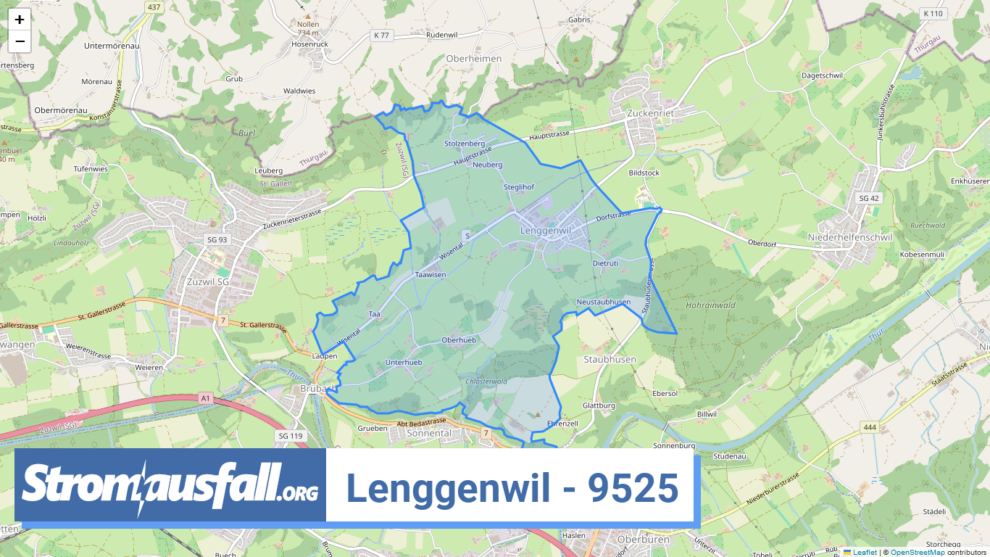 stromausfall ch ortschaft lenggenwil 9525