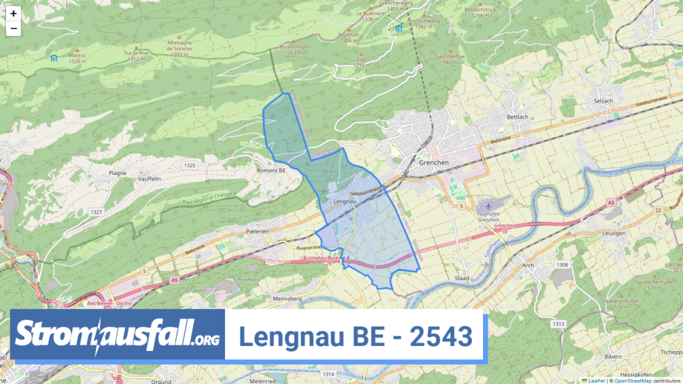 stromausfall ch ortschaft lengnau be 2543