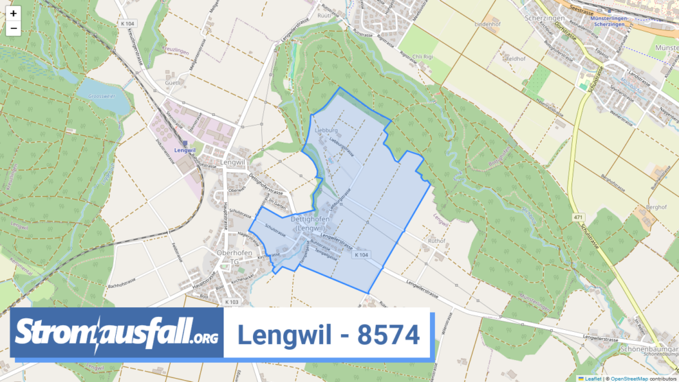 stromausfall ch ortschaft lengwil 8574