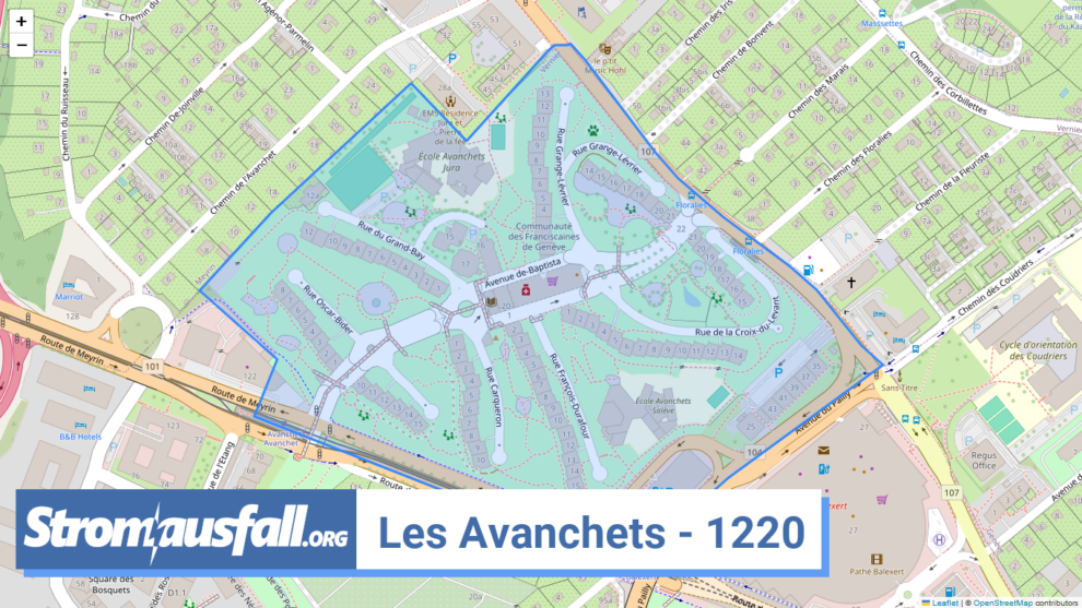 stromausfall ch ortschaft les avanchets 1220