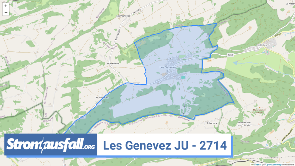 stromausfall ch ortschaft les genevez ju 2714