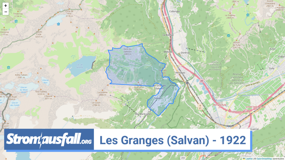 stromausfall ch ortschaft les granges salvan 1922