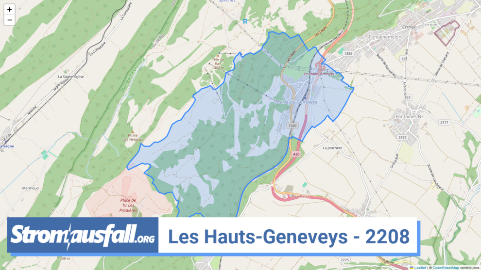 stromausfall ch ortschaft les hauts geneveys 2208