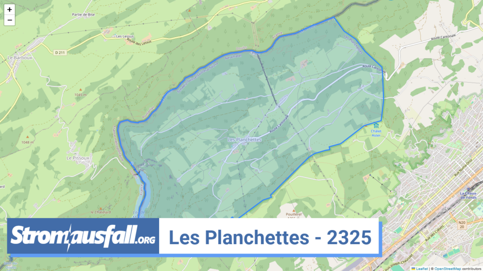 stromausfall ch ortschaft les planchettes 2325