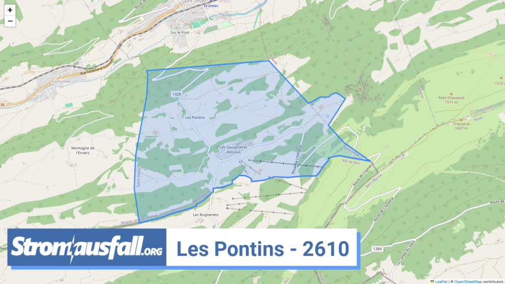 stromausfall ch ortschaft les pontins 2610