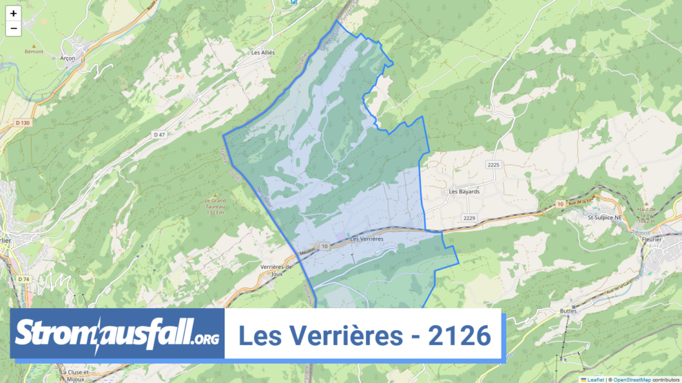 stromausfall ch ortschaft les verrieres 2126