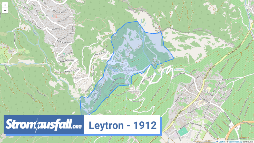 stromausfall ch ortschaft leytron 1912