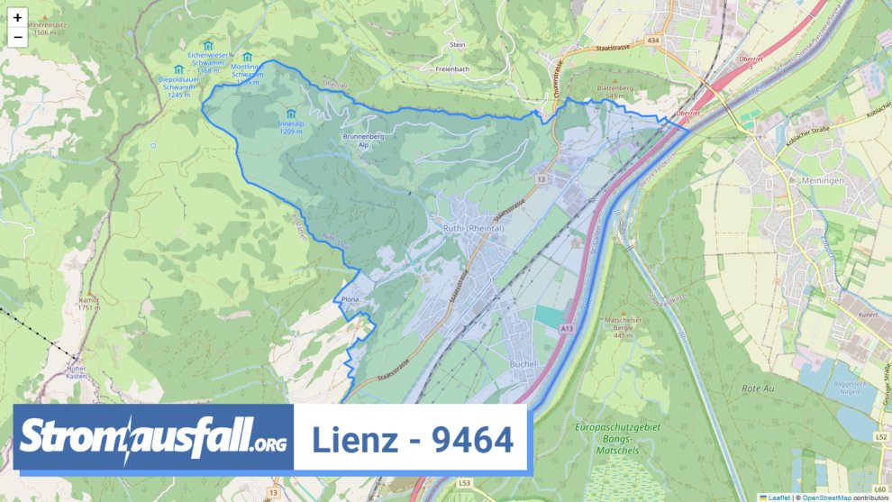 stromausfall ch ortschaft lienz 9464