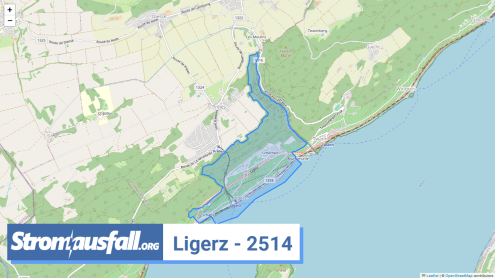 stromausfall ch ortschaft ligerz 2514