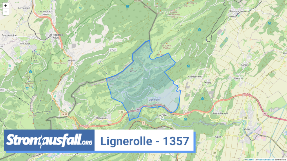 stromausfall ch ortschaft lignerolle 1357