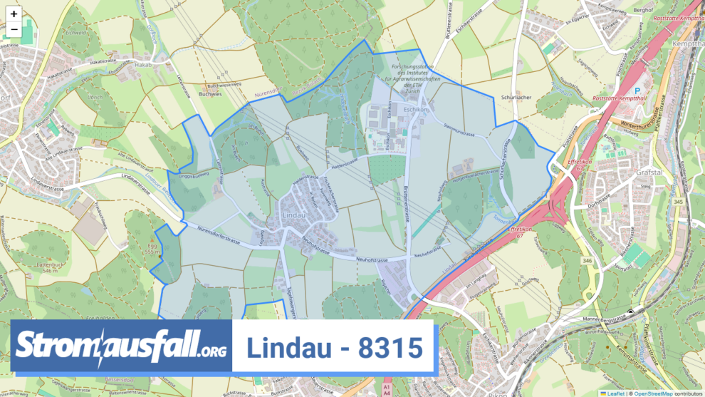 stromausfall ch ortschaft lindau 8315