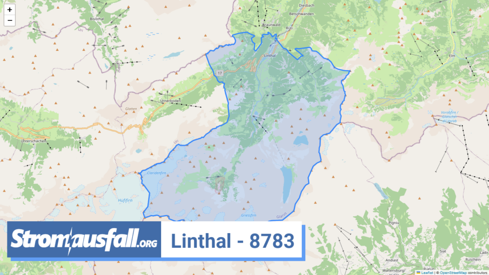 stromausfall ch ortschaft linthal 8783